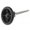 A040/002 Nu-Tech Engineering M6 40 mm Polyamidem vyztužený nylon Nastavitelná noha 300 kg 10 °