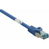 Renkforce RF-5047456 RJ45 síťové kabely, propojovací kabely CAT 6A S/FTP 0.25 m modrá s ochranou, samozhášecí 1 ks Renkforce RF-5047456 RJ45 síťové kabely, propojovací kabely CAT 6A S/FTP 0.25 m modrá s ochranou, samozhášecí 1 ks