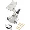 encitech DTZF09-DBCS-K 6355-0048-11 sada D-SUB zásuvková lišta 180 ° Pólů: 9 krimpované 1 ks