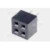 Dutinková lišta DS1026-05-2X2S8BV, 4,3 mm, 2×2, 180°