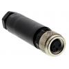 Kulatý konektor, počet kontaktů: 3, Kabel, velikost: M8 Molex, pohlaví kontaktu: Vnitřní, orientace těla: Rovný