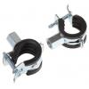 Hadicová svorka, Nerezová ocel, Stříbrná 18 mm Unistrut