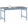 Manuflex BB3034.5012 Servírovací stolek základní stacionárně s plech krytina deska ve světle modrá RAL 5012, Šxhxv: 1250 x 600 x 780 mm světle modrá (RAL 5012) Manuflex BB3034.5012 Servírovací stolek základní stacionárně s plech krytina deska ve světle modrá RAL 5012, Šxhxv: 1250 x 600 x 780 mm světle modrá (RAL 5012)