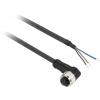 Kabel ovladače snímače, A: Vnitřní, A: Pravoúhlý 3, 30V, IP65, IP67, IP69K, řada: XZCP Telemecanique Sensors 5 m