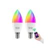Smart LED žárovka E14 4,5W RGB NOUS P4/2pack WiFi Tuya sada 2ks