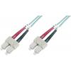 Digitus DK-2522-03-4 optické vlákno optické vlákno kabel 3.00 m fialová [1x zástrčka SC - 1x zástrčka SC] 50/125 µ Multimode OM4