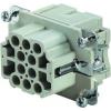 HDC insert, Female, 500 V, 16 A, No. of poles: 10, Crimp connection, Size: 3 HDC insert, Female, 500 V, 16 A, No. of poles: 10, Crimp connection, Size: 3