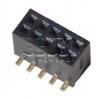 Dutinková lišta C4828-10BDGHNTR, 1,27 mm, 2×5, SMD, H=4,3 mm