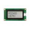 Alfanumerický displej LCD MC20805A6W-FPTLWI-V2 Alfanumerické podsvícení LED Midas 2 x 8 Alfanumerický displej LCD MC20805A6W-FPTLWI-V2 Alfanumerické podsvícení LED Midas 2 x 8