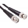 Koaxiální kabel, řada: BNC RG58C/U, Černá Polyvinylchlorid, vnější průměr: 14.6 mm OD 2 m 50 Ω Telegartner S koncovkou Koaxiální kabel, řada: BNC RG58C/U, Černá Polyvinylchlorid, vnější průměr: 14.6 mm OD 2 m 50 Ω Telegartner S koncovkou