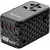 Verbatim UTA-10 GaN III cestovní nabíječka, GaN, s adaptérem pro Evropu, s britským adaptérem, s americkým adaptérem, 1x USB A , 3x USB-C®, 140 W, Dodávka
