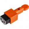 Brady, Blokování elektrické zástrčky Černá, Oranžová 1 zámek, Nylon Uzamčení 6.5 mm Brady, Blokování elektrické zástrčky Černá, Oranžová 1 zámek, Nylon Uzamčení 6.5 mm