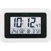KW9101 solární, DCF nástěnné hodiny 280 mm x 190 mm x 23 mm, bílá