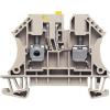 W-Series, Test-disconnect terminal, Rated cross-section: 4 mm², Screw connection WTR 4 7910180000-50 Tmavě béžová Weidmüller 50 ks W-Series, Test-disconnect terminal, Rated cross-section: 4 mm², Screw connection WTR 4 7910180000-50 Tmavě béžová Weidmüller 50 ks