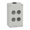 Schneider Electric Univerzální skříň, řada: Harmony IP65, IP66, IP69 IK07 barva Světle šedá Kov 80 mm 130 mm 80 mm