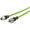 Metz Connect 142M2X12100 M 12 síťové kabely, propojovací kabely CAT 6A S/FTP 10.00 m zelená krytí PUR, odolné proti kyselinám, odolné proti ozonu, odolné proti Metz Connect 142M2X12100 M 12 síťové kabely, propojovací kabely CAT 6A S/FTP 10.00 m zelená krytí PUR, odolné proti kyselinám, odolné proti ozonu, odolné proti