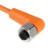 Kabel ovladače snímače, A: Vnitřní, A: M12 4, B: Volný konec, B: Neuzavřený, 250 V ac, 300V dc, IP65, IP67, IP68, IP69K, Kabel ovladače snímače, A: Vnitřní, A: M12 4, B: Volný konec, B: Neuzavřený, 250 V ac, 300V dc, IP65, IP67, IP68, IP69K,