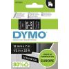 etikety DYMO D1 45021 Barva pásky: černá Barva písma:bílá 12 mm 7 m etikety DYMO D1 45021 Barva pásky: černá Barva písma:bílá 12 mm 7 m