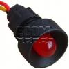 LED kontrolka LKS220-R, 230 V AC, červená, otvor 13 mm LED kontrolka LKS220-R, 230 V AC, červená, otvor 13 mm