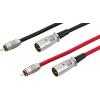 Monacor 0065320 cinch / XLR audio propojovací kabel [1x cinch zástrčka - 1x XLR zástrčka] 1.5 m červená/černá