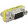 Delock 65001 VGA adaptér [1x D-SUB zásuvka 15pólová - 1x D-SUB zásuvka 15pólová] žlutá 0 mm