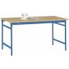 Manuflex BB3015.5007 Servírovací stolek základní stacionárně s multiplex stolní deska v briliantově modrá RAL 5007, Šxhxv: 1000 x 600 x 780 mm brilantní modrá