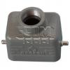 Kryt konektoru HDC D6B-TE-2G-PG16, přímý, hliníkový, IP65