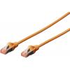 Digitus DK-1644-005/OR RJ45 síťové kabely, propojovací kabely CAT 6 S/FTP 0.50 m oranžová bez halogenů, kroucené páry 1 ks Digitus DK-1644-005/OR RJ45 síťové kabely, propojovací kabely CAT 6 S/FTP 0.50 m oranžová bez halogenů, kroucené páry 1 ks