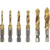 Sada vrtáků se závitníkem M3-M10 6ks HEX Sada vrtáků se závitníkem M3-M10 6ks HEX