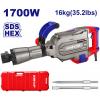 Bourací kladivo 1700W 45J SDS Hex Bourací kladivo 1700W 45J SDS Hex