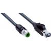 Kabel konektoru, A: Vnější, A: M12, Rovný 4, B: RJ45, Přímý, B: Vnější, 60V 8, IP20, IP67, řada: YM2D24 SICK 20 m Kabel konektoru, A: Vnější, A: M12, Rovný 4, B: RJ45, Přímý, B: Vnější, 60V 8, IP20, IP67, řada: YM2D24 SICK 20 m