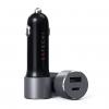 Satechi ST-TCPDCCM nabíjecí adaptér, 1x USB A , 1x USB-C®, 72 W, antracitová