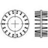 TOOLCRAFT Tesařské hmoždinky temperovaná litina 135717 50 ks (Ø) 50 mm