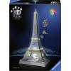 3D Puzzle Iconics: Věž Eiffelle - s osvětlením 12008024 RAVENSBURGER - 3D Puzzle Iconics Eiffelturm - mit Licht 216 Teile 1 ks