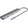 Manhattan 181167 USB Hub 4 + 3 porty USB-C®, USB-A USB 3.2 Gen2 10 GBit/s s konektorem USB C, s hliníkovým krytem Space Grau 7-Port 10G/5G USB-C / USB-A Hub Manhattan 181167 USB Hub 4 + 3 porty USB-C®, USB-A USB 3.2 Gen2 10 GBit/s s konektorem USB C, s hliníkovým krytem Space Grau 7-Port 10G/5G USB-C / USB-A Hub