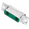 HARTING Konektor D-Sub, řada: 7W2, počet kontaktů: 7, orientace těla: Rovný 2.84 mm, Montáž do panelu Vnitřní, D-SUB,