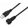 TRU COMPONENTS TC-E10T-MT3-MWA/MU3-NWA-0.5PV-S TC-13543592 USB konektor 0.5 m, 1 ks TRU COMPONENTS TC-E10T-MT3-MWA/MU3-NWA-0.5PV-S TC-13543592 USB konektor 0.5 m, 1 ks