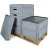 1657931 stohovací zásobník vhodné pro potraviny (d x š x v) 800 x 600 x 425 mm šedá 1 ks