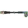 Kabel ovladače snímače, A: Vnější, A: Rovný 3, B: M12, B: Vnitřní, 50V 3, IP65, řada: 7000 Murrelektronik Limited 600 mm
