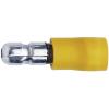 Klauke 1050 kulatý faston 4 mm² 6 mm² Ø pin: 5 mm částečná izolace žlutá 1 ks