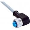 Kabel konektoru, A: Vnitřní, A: M12, Pravoúhlý 4, B: Bez koncovky, B: Vnější, 250 V ac, 250V dc 3, IP65, IP66K, IP67,