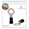 Quadrios 22C454 kulaté kabelové oko Průřez (max.)=4.0 mm² Ø otvoru=8.5 mm částečná izolace černá 1 sada Quadrios 22C454 kulaté kabelové oko Průřez (max.)=4.0 mm² Ø otvoru=8.5 mm částečná izolace černá 1 sada