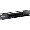 TrendNet TC-P08C6 patch panel CAT 6 černá