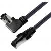 BKL Electronic 144029 RJ45 síťové kabely, propojovací kabely CAT 8.1 S/FTP 1 m černá bez halogenů 1 ks BKL Electronic 144029 RJ45 síťové kabely, propojovací kabely CAT 8.1 S/FTP 1 m černá bez halogenů 1 ks