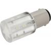 CML 1856123W indikační LED studená bílá BA15d 230 V/AC 380 mcd