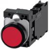 Siemens Tlačítkový spínač, řada: SIRIUS ACT 3SU11 IP66, IP67, IP69K SPST Deska 22 mm Červená Siemens Tlačítkový spínač, řada: SIRIUS ACT 3SU11 IP66, IP67, IP69K SPST Deska 22 mm Červená