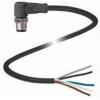 Pepperl+Fuchs V15S-W-BK2M-PUR-U upravený zástrčkový konektor pro senzory - aktory, 240772-100004, piny: 5, 2 m, 1 ks