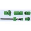 Adaptér pro kulaté konektory Phoenix Contact, orientace těla: Rovný, řada: Q, IP67, 500V