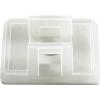 TRU COMPONENTS TC-HCR26T203 úchytka samolepicí 1593041 Průměr kabelového svazku (rozsah) 19.40 mm (max) 4cestný vstup pro provlečení černá 1 ks