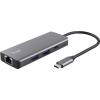 Trust USB-C® dokovací stanice DALYX 6-IN-1 MULTIPORT ADAPTER Vhodné pro značky (dokovací stanice pro notebook): univerzální Trust USB-C® dokovací stanice DALYX 6-IN-1 MULTIPORT ADAPTER Vhodné pro značky (dokovací stanice pro notebook): univerzální